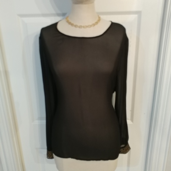 Focus 2000 Tops - Focus 2000 Long Sleeve Sheer Top